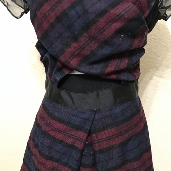 Worn once! Timo Weiland Annabelle Plaid Wool Dress - Picture 7 of 8